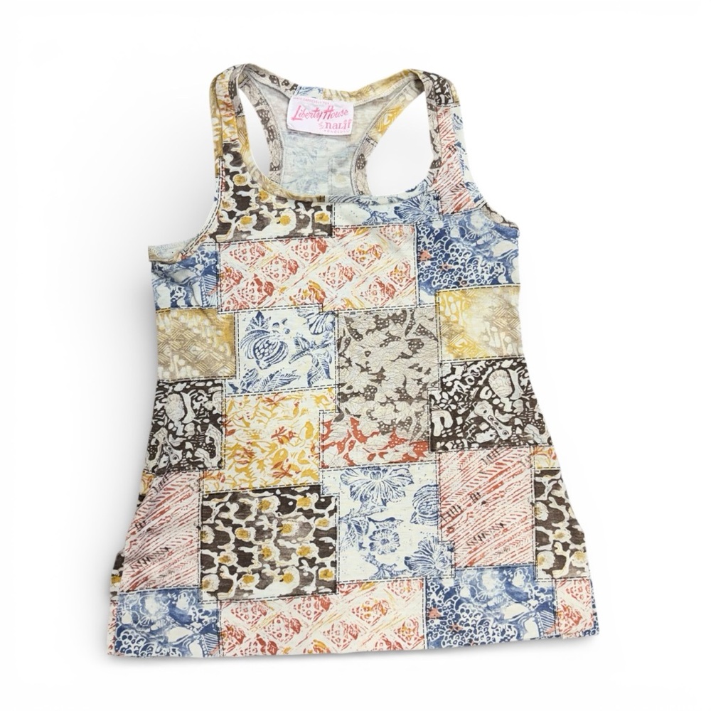 Vintage Liberty House Hawaii Patchwork Print Tank Top - XS/S